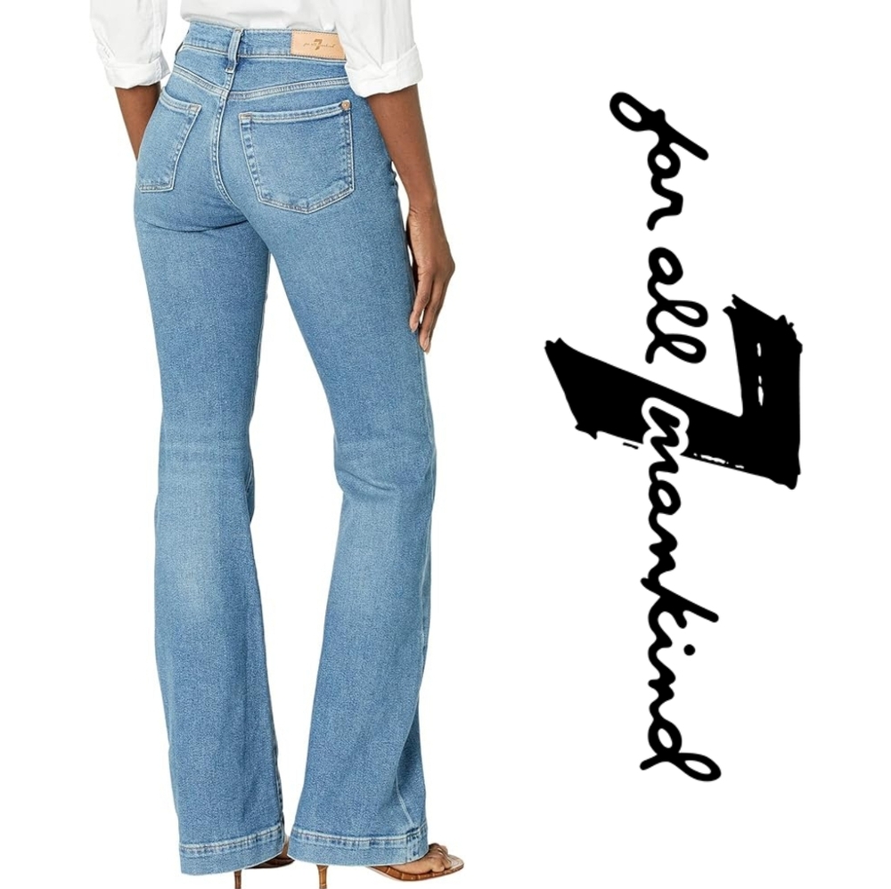 7 For All Mankind - Dojo in Luxe Vintage Lyme - Size 26 - Picture 2 of 6